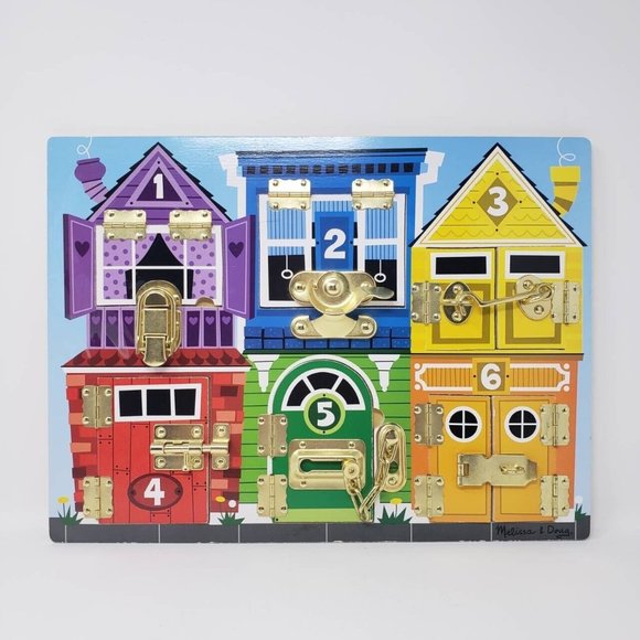 Melissa & Doug Accessories Melissa And Doug Wooden Latches Board